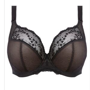 Elomi Black Lace Plunge Bra